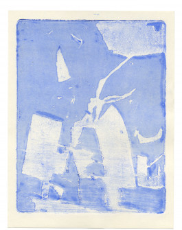 Kerstin Hille, Zeichnungen, Zeichnung, Monotypie Kerstin Hille