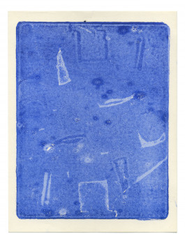 Kerstin Hille, Zeichnungen, Zeichnung, Monotypie Kerstin Hille